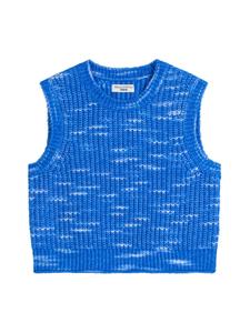 Marc O'Polo DENIM Свободный жилет-свитер бледно-кобальтового цвета