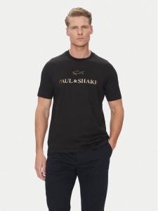 Футболка обычного кроя C0P1239 Paul&Shark, черный