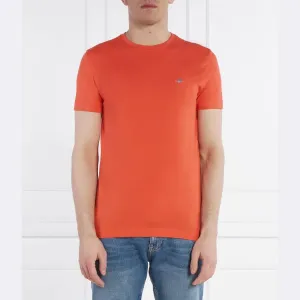 Футболка узкого кроя со щитом Gant, оранжевый