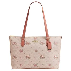 COACH Подписная холщовая сумка-шоппер