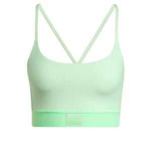 Спортивный бюстгальтер-бралетт ADIDAS PERFORMANCE Hyperglam, цвет Pastel green/Light green