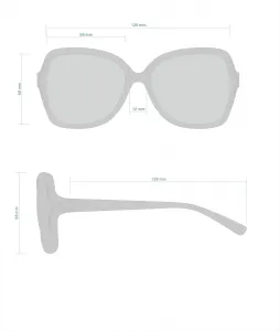 Женские солнцезащитные очки Southpole с бабочками, украшенными стразами, Black