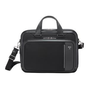 TUMI Черный мужской портфель из полиэстера большой