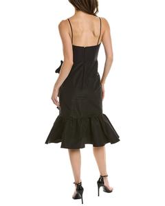 Шелковое коктейльное платье Carolina Herrera Sweetheart, черный