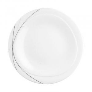 Тарелка для завтрака Trio Highline 23 см Seltmann Weiden, белый черный