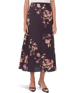 Женская юбка-миди трапеция Vince Camuto A-Line Slip, Rich Black