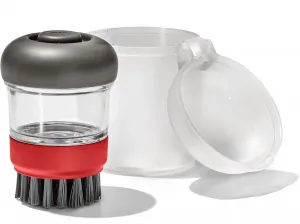 Щетка с дозатором мыла и футляром для хранения OXO, None