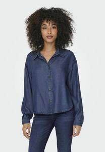 Блузка на пуговицах ONLY, цвет Dark Blue Denim