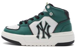 Массивные контурные высокие кроссовки для скейтбординга унисекс зеленые MLB, Jasper