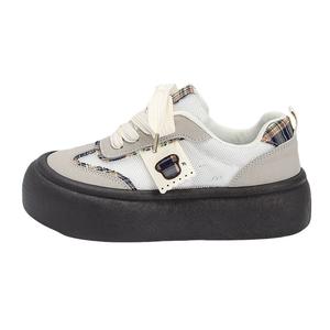 TAFN Износостойкие низкие женские кроссовки бежево-коричневого цвета