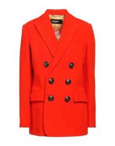 Пальто Dsquared2, томатно-красный