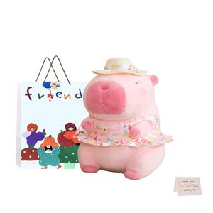 Плюшевая кукла капибара надувной круг 13см/25см/35см/45см высота Whoops