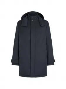 Парка с капюшоном Motorin Zegna, синий