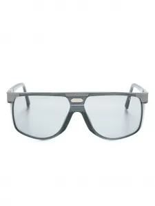 Солнцезащитные очки в D-образной оправе с логотипом Cazal, серый
