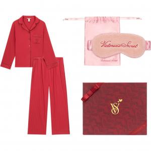 Victoria's Secret Пижамный комплект Box женский red