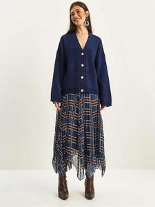 Bianco Lucci Юбка в морском синем