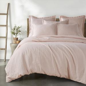 Levtex Домашняя стирка льняного пододеяльника или накидки Levtex Home, цвет Blush