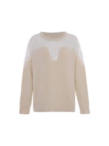Женский свитер в цвете кремовый faina