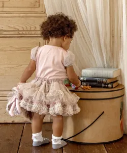 Юбка "Принцесса в пачке" S/70-90 см Panpantutu, цвет Afternoon Tea