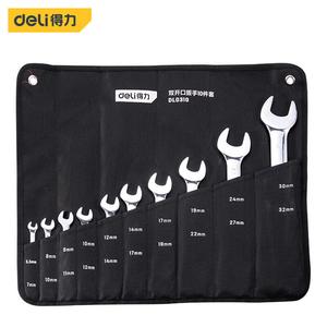 Набор двойных рожковых ключей профессионального уровня Deli, набор зеркальных двойных рожковых ключей, 10 шт., 5,5-32 ммDL0310