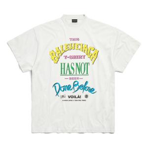 Футболка Balenciaga Not Been Done Oversized T-shirt 'Off White', бежевый