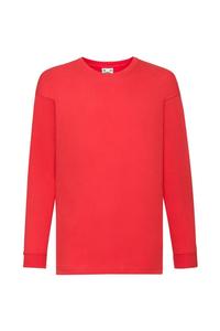 Футболка с длинным рукавом Fruit of the Loom, красный