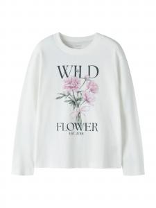 NAME IT Лонгслив 'NKFVOTEA' в белом цвете