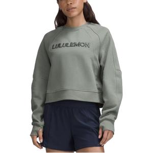 Свитшот серии Scuba для женщин Lululemon, зеленый