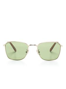 Retrosuperfuture солнцезащитные очки Strand в квадратной оправе, золотой