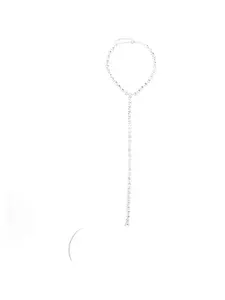 Бижутерия для тела с логотипом Patrizia Pepe, серебряный