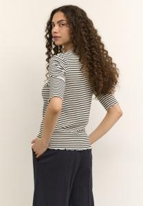 Принт на футболке Karen by Simonsen, полоса метеорита в виде цапли Candacekb Stripe Ss