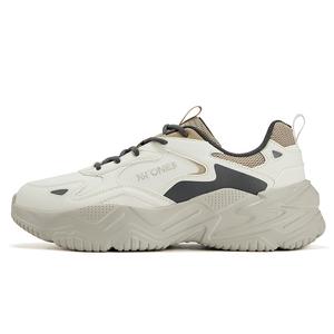 361° Износостойкие кроссовки Croissant с низким верхом, повседневные, мужские, бежево-абрикосово-чайно-коричневые