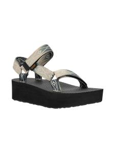Teva Женские сандалии на платформе Universal Sunscape в цвете Waterless Black/cream