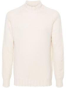 Tagliatore кашемировый джемпер с круглым вырезом, нейтральный цвет