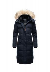 Зимнее пальто снежная звезда MARIKOO, темно-синий