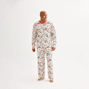 Big & Tall Jammies For Your Families Комплект пижамного верха и трусов Fa La La, цвет Fa La La Print