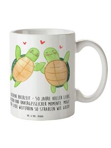 Кофейная кружка на 50-ю годовщину свадьбы с надписью белого цвета Mr. & Mrs. Panda