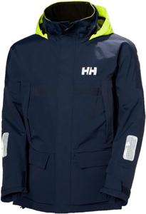 Куртка Helly-Hansen Men's Pier Jacket 4.0 с регулируемым капюшоном - экипировка для влажной погоды и парусного спорта - легкая уличная куртка Helly Hansen, 597 Navy