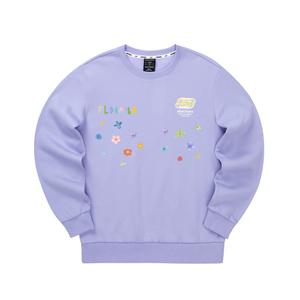 Повседневные свитшоты, утепленные флисовые унисекс Skechers, светло-фиолетовый