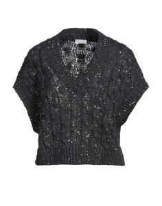 Свитер Brunello Cucinelli, угольно-серый