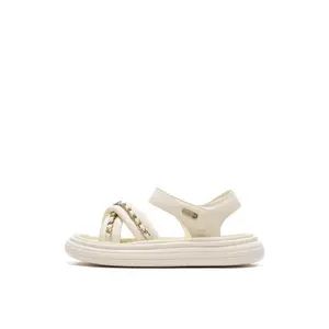 Детские сандалии с нескользящей амортизацией, дышащие, увеличивающие рост Staccato, Apricot