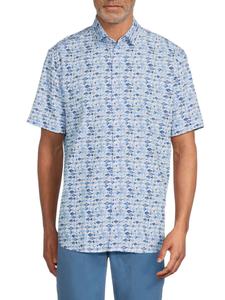 Футболка с коротким рукавом и принтом American Heritage, цвет Blue Fish