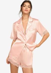 Пижама REGULAR FIT - SHORT SLEEVE SET - Pyjama set Lipsy, розовый