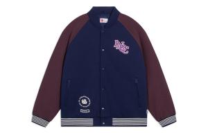 LiNing Пуховик унисекс темно-коралловый синий, Dark Ship Blue