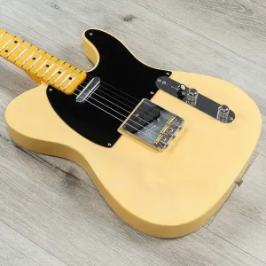 Гитара Fender Custom Shop 1954 Telecaster DLX Closet Classic, с грифом из клена, оттенок Faded Nocaster Blonde