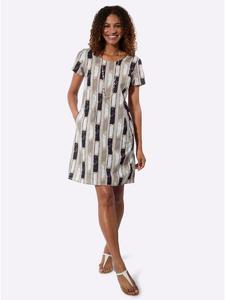 Платье с принтом в цвете серо-бежевый WITT WEIDEN