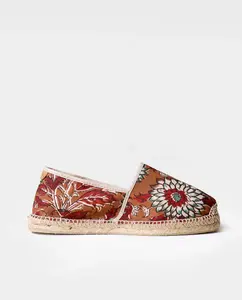 Эспадрильи унисекс на плоской подошве из набивной ткани Toni Pons, коричневый