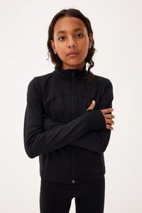 Спортивная куртка из софтмова на молнии H&M, черный