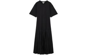 Платье с короткими рукавами женское черное Cos