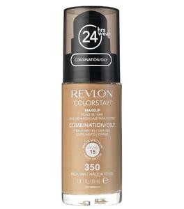 Revlon, ColorStay, тональный крем для комбинированной и жирной кожи 350 Rich Tan, 30 мл